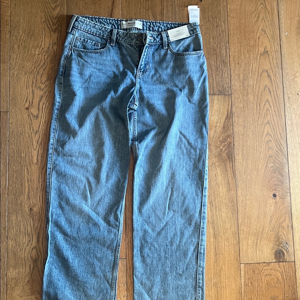 Hollister Light Blue Loose Fit Jeans